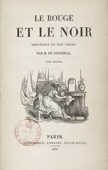 le rouge et le noir Stendhal 