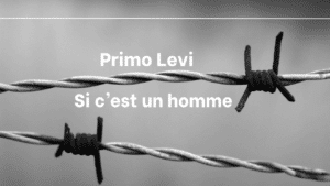 Image article Si c'est un homme Primo Levi