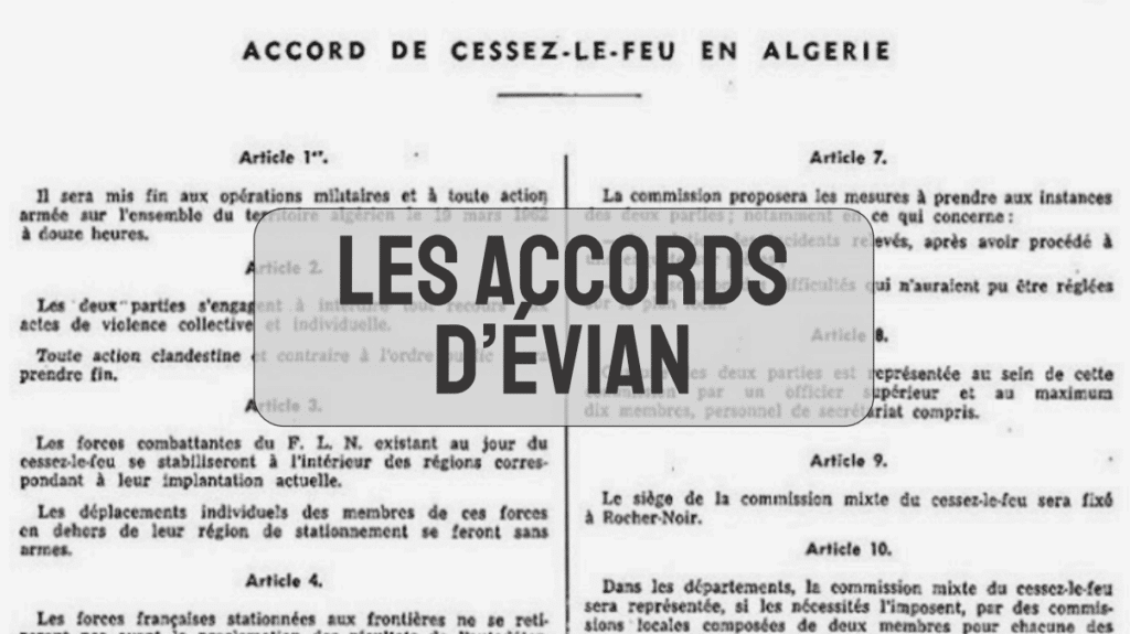 Image article les accords d'Evian