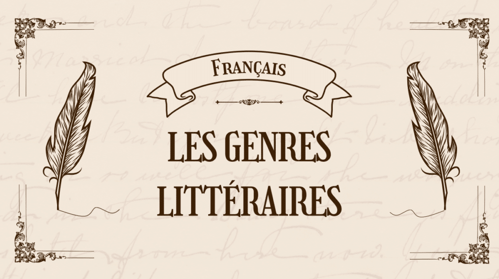 Image article genres littéraires