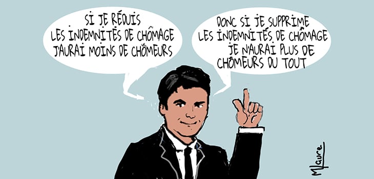 chômage France Attal 