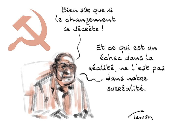 conduite du changement dessin humoristique