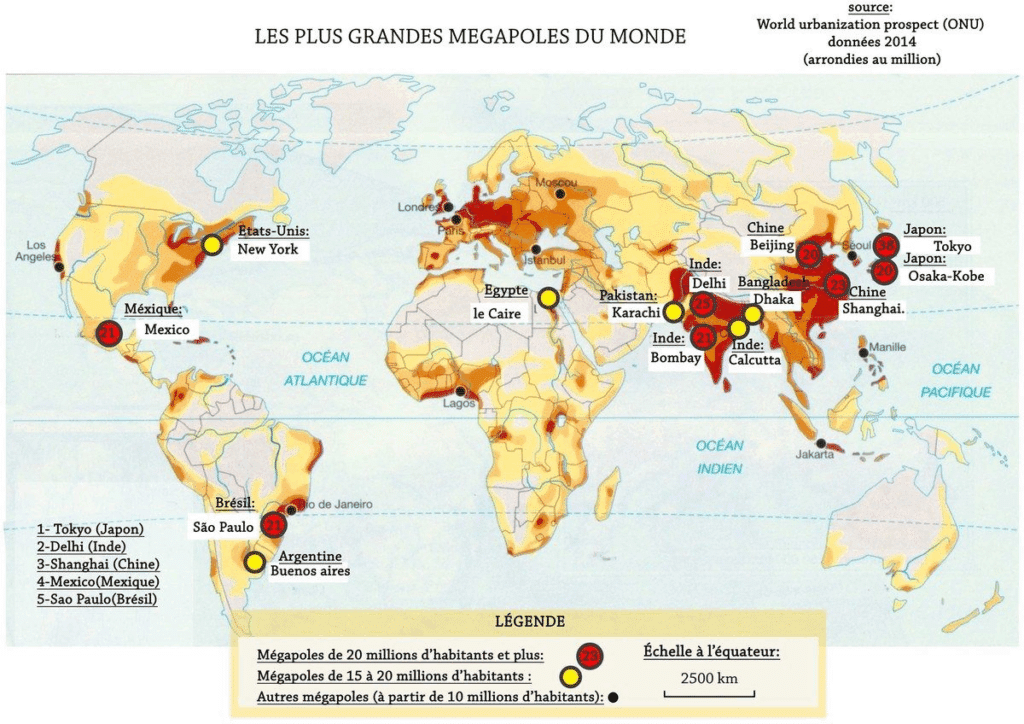 mégalopoles monde 