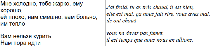 Les verbes impersonnels en russe : constructions fréquentes et exemples simples