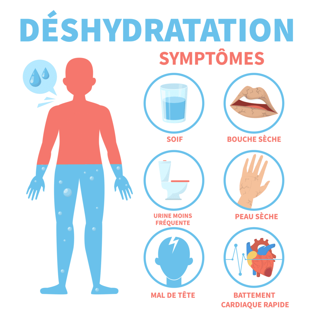 déshydratation schéma