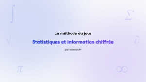La méthode du jour — Statistiques et information chiffrée : Comment calculer une variation absolue et une variation relative ?